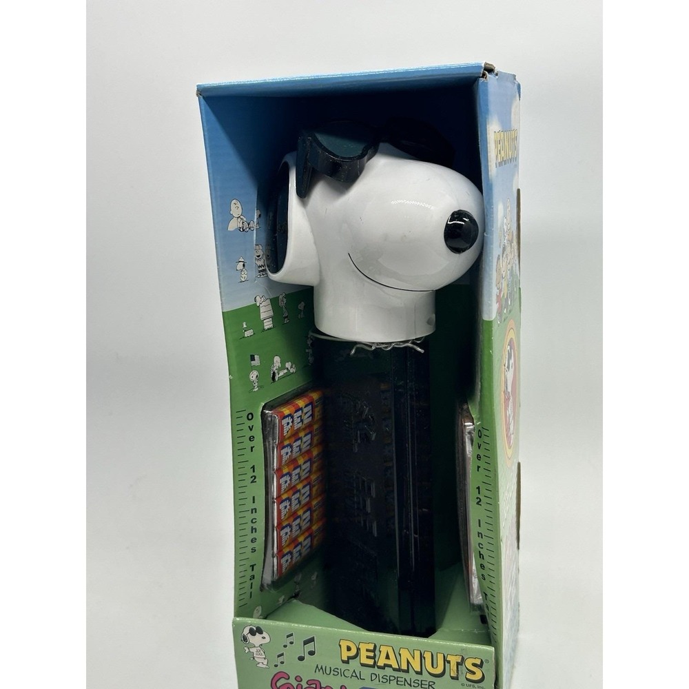 Giant Musical PEZ Dispenser SNOOPY From Peanuts Collectible NOS - Picture 2 of 5